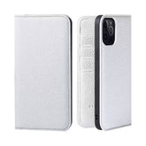6.7″ iPhone 16 Pro Max Leather Wallet Flip Case White